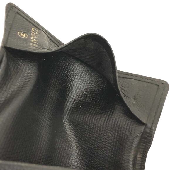 CHANEL Coco Button Leather 6 Ring Key Case Black/7BK0307 - Picture 14 of 16